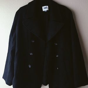 Women’s Mid-cut Black Peacoat